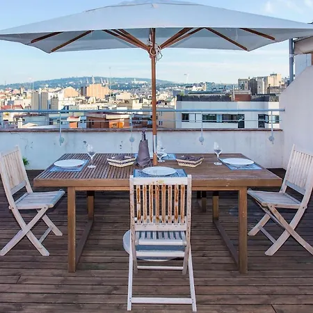 Luxurious 3 Bedroom Flat & Terrace In Sants Apartment